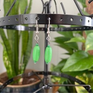 Handmade Wooden Drop Earrings